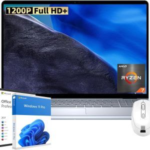 Dell Newest Inspiron 16 Business Laptop - with Microsoft Office Lifetime License, 16