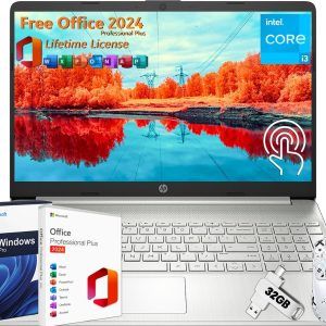 HP Newest Notebook Laptop for Business Student, 15.6